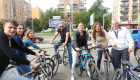 На велосипедах – на роботу ресторан Чарда вересень